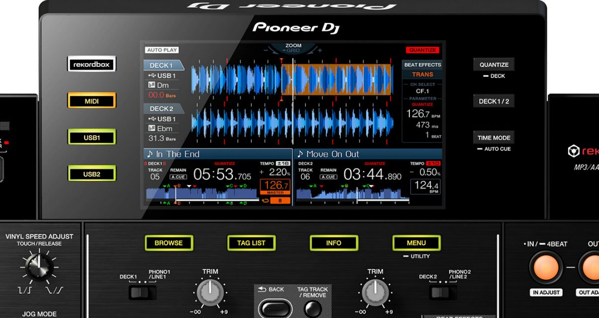 XDJ-RX Screen