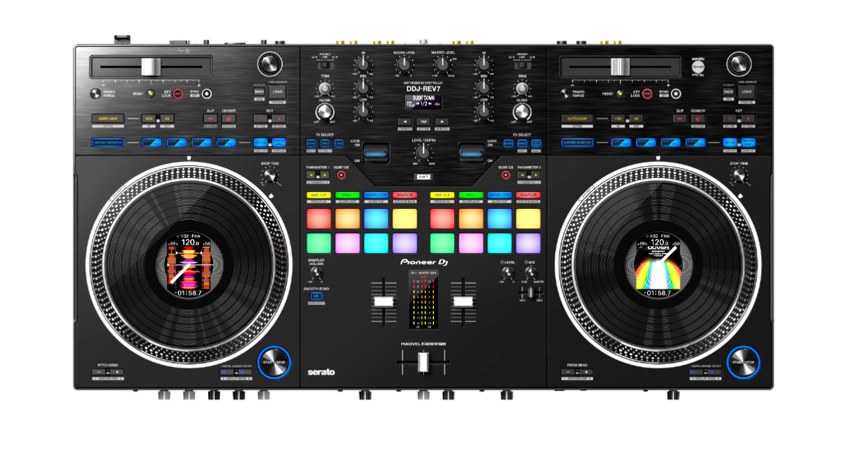 Pioneer DJ DDJ-REV7 controller top view